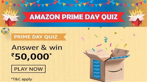 amazon prime day quiz 50000|Amazon.com .